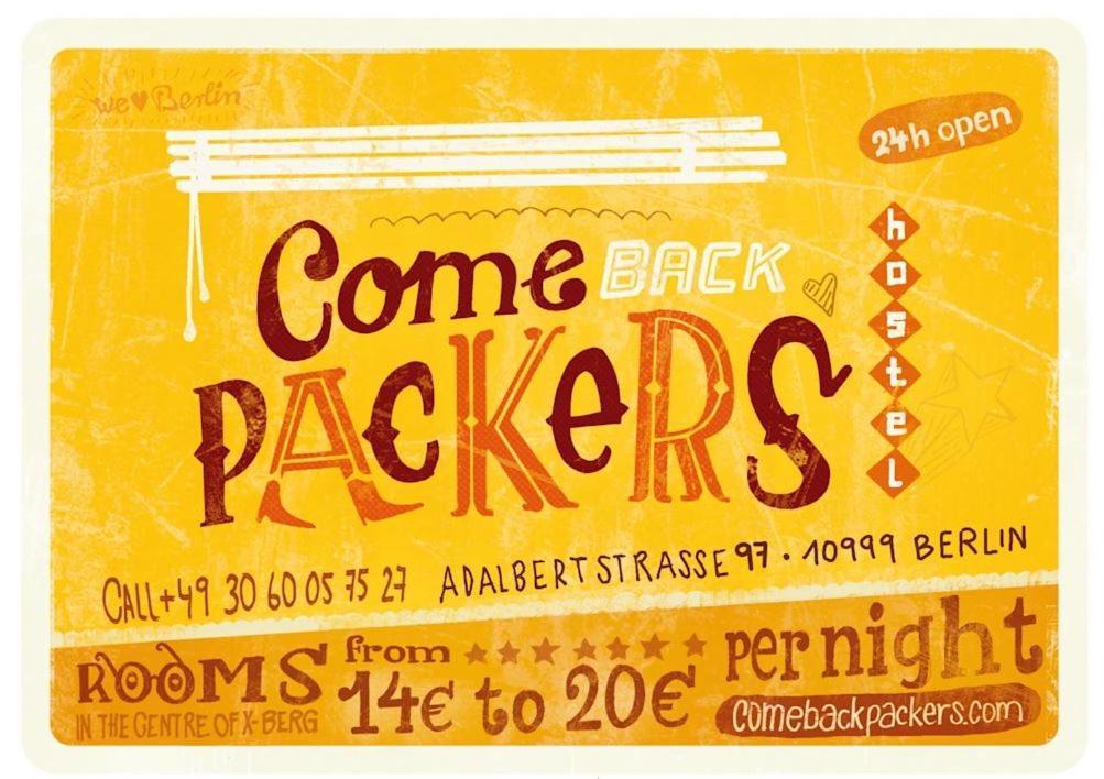 Comebackpackers Berlin Exteriör bild